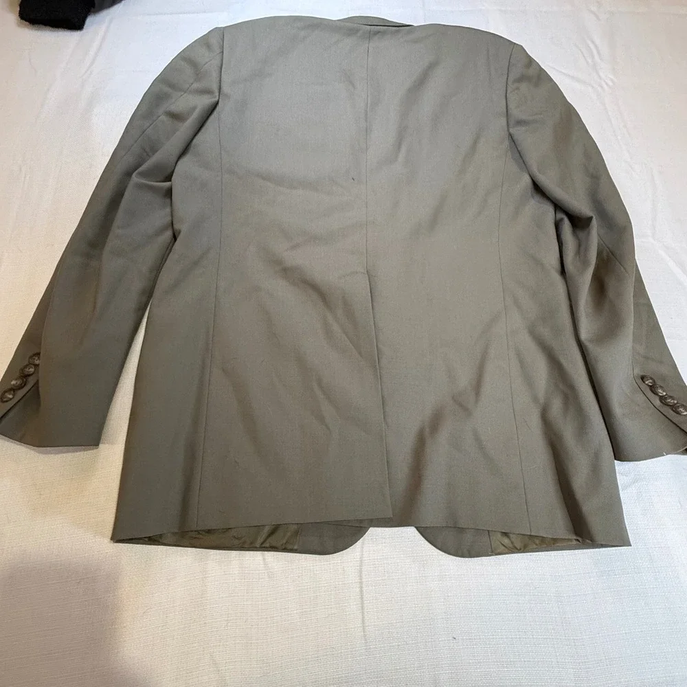 Vintage Polo University Club Ralph Lauren Wool Blazer USA 90s‎ Green Gray
